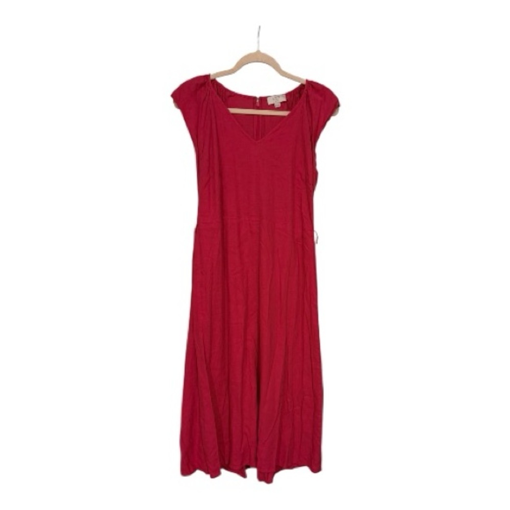 LOFT | Flutter Sleeve Midi Dress​